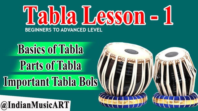 Learn Tabla Lesson - 1 | Basics of Tabla, Parts, Important Bols ...